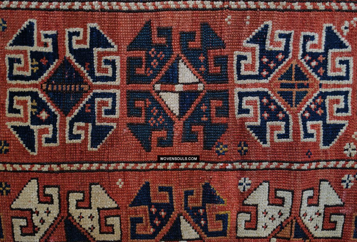 1719 Antique Bergama Turkish Rug Memling Guls?-WOVENSOULS Antique Textiles & Art Gallery