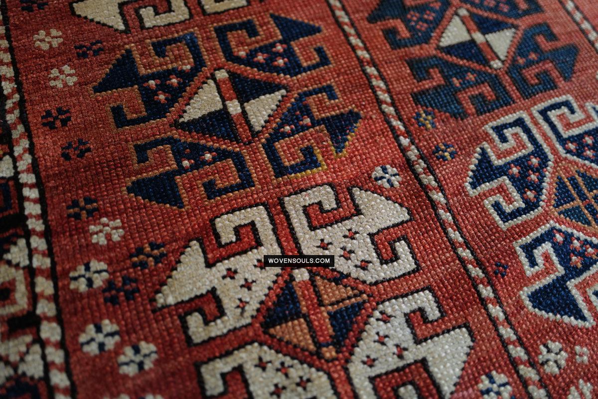 1719 Antique Bergama Turkish Rug Memling Guls?-WOVENSOULS Antique Textiles & Art Gallery