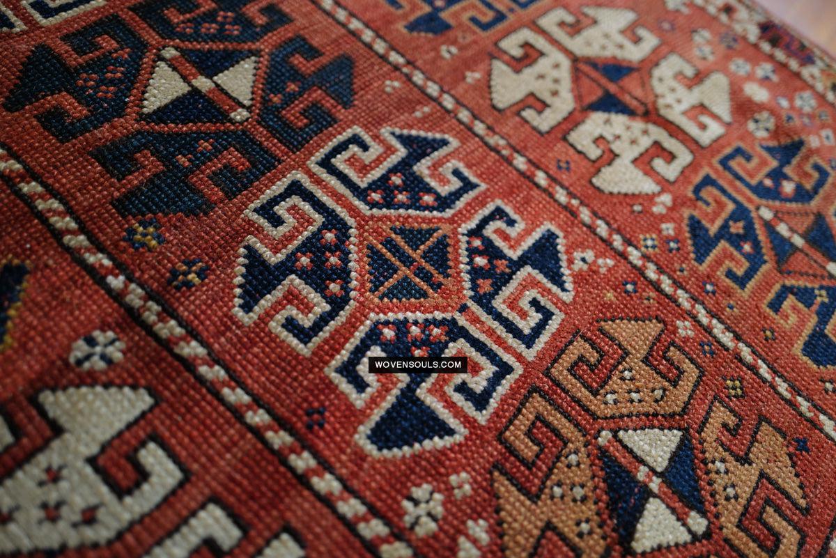 1719 Antique Bergama Turkish Rug Memling Guls?-WOVENSOULS Antique Textiles & Art Gallery