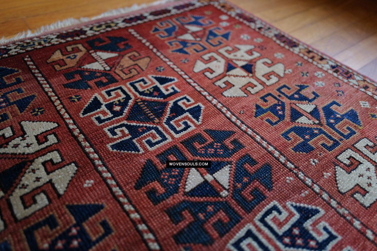 1719 Antique Bergama Turkish Rug Memling Guls?-WOVENSOULS Antique Textiles & Art Gallery