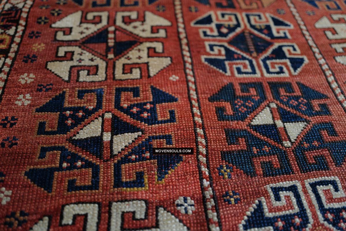 1719 Antique Bergama Turkish Rug Memling Guls?-WOVENSOULS Antique Textiles & Art Gallery