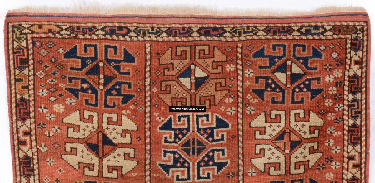 1719 Antique Bergama Turkish Rug Memling Guls?-WOVENSOULS Antique Textiles & Art Gallery