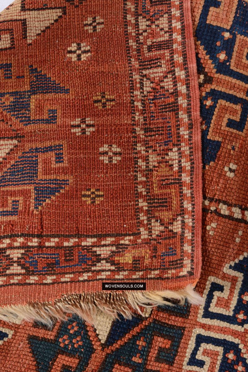 1719 Antique Bergama Turkish Rug Memling Guls?-WOVENSOULS Antique Textiles & Art Gallery