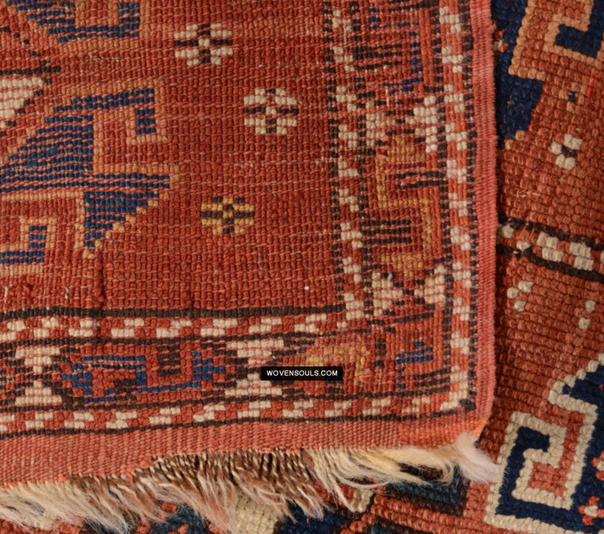 1719 Antique Bergama Turkish Rug Memling Guls?-WOVENSOULS Antique Textiles & Art Gallery