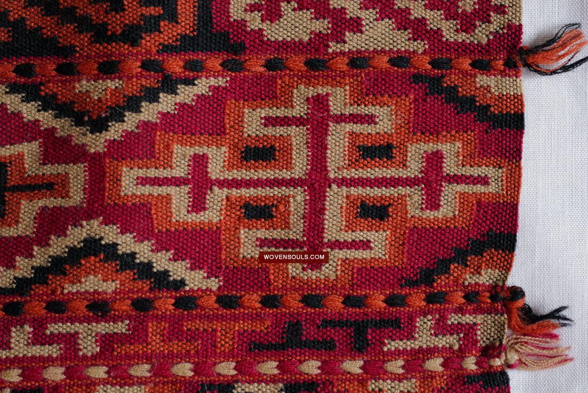 1724 Rare Yak Wool Shawl Himachal-WOVENSOULS Antique Textiles & Art Gallery