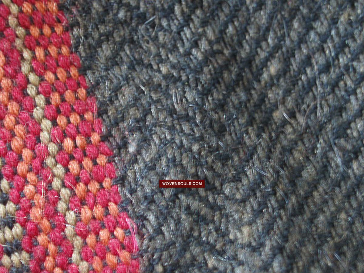 1724 Rare Yak Wool Shawl Himachal-WOVENSOULS Antique Textiles & Art Gallery