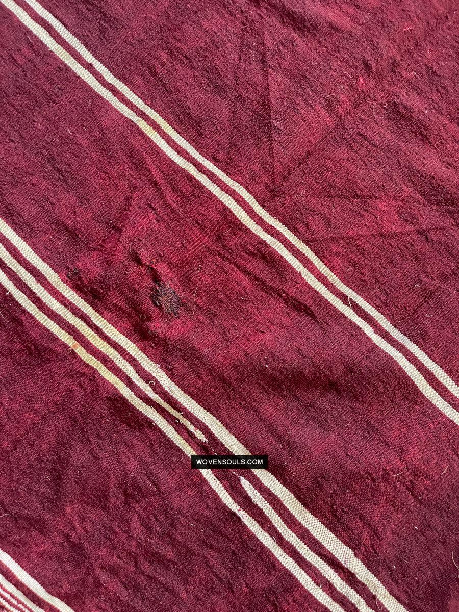1733 - Old Tunisian Shawl - Berber People-WOVENSOULS Antique Textiles & Art Gallery