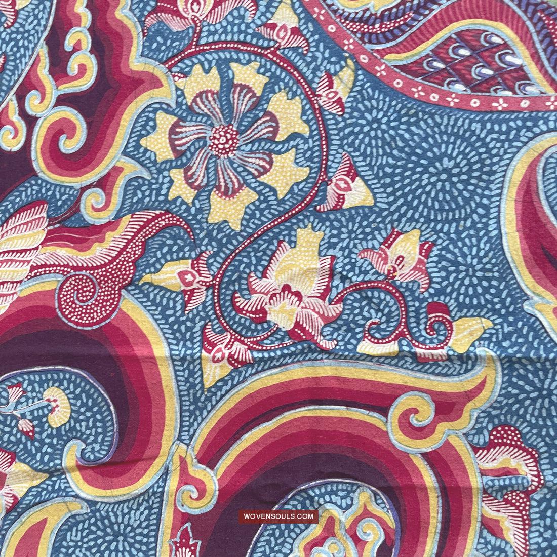 1746 Mahabharata Hindu Scene in Cirebon Javanese Batik Tulis Art-WOVENSOULS Antique Textiles & Art Gallery