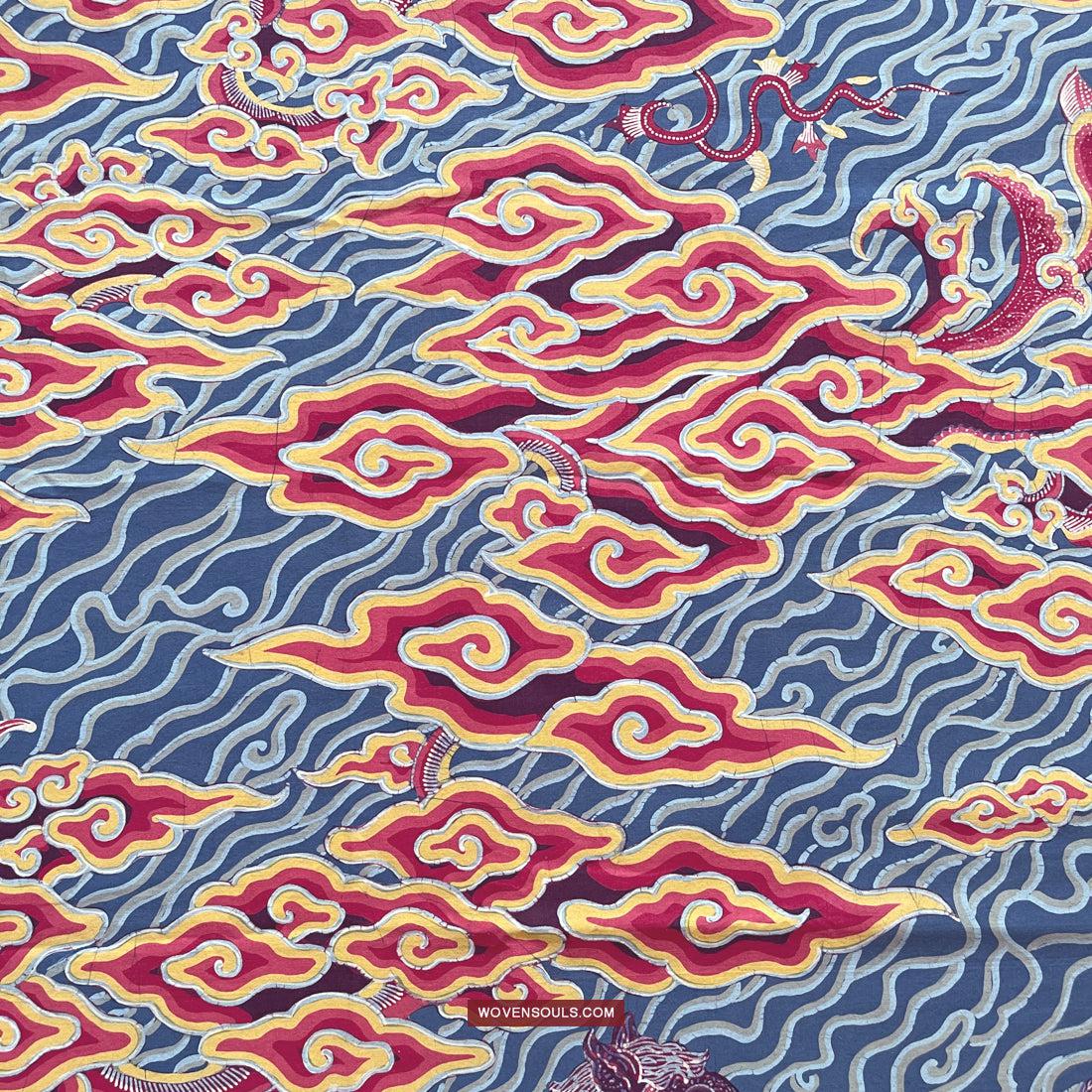 1746 Mahabharata Hindu Scene in Cirebon Javanese Batik Tulis Art-WOVENSOULS Antique Textiles & Art Gallery