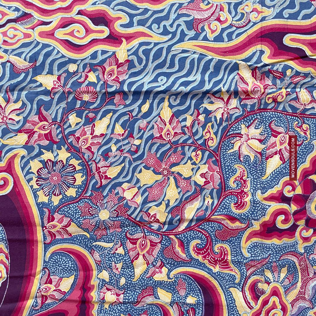 1746 Mahabharata Hindu Scene in Cirebon Javanese Batik Tulis Art-WOVENSOULS Antique Textiles & Art Gallery