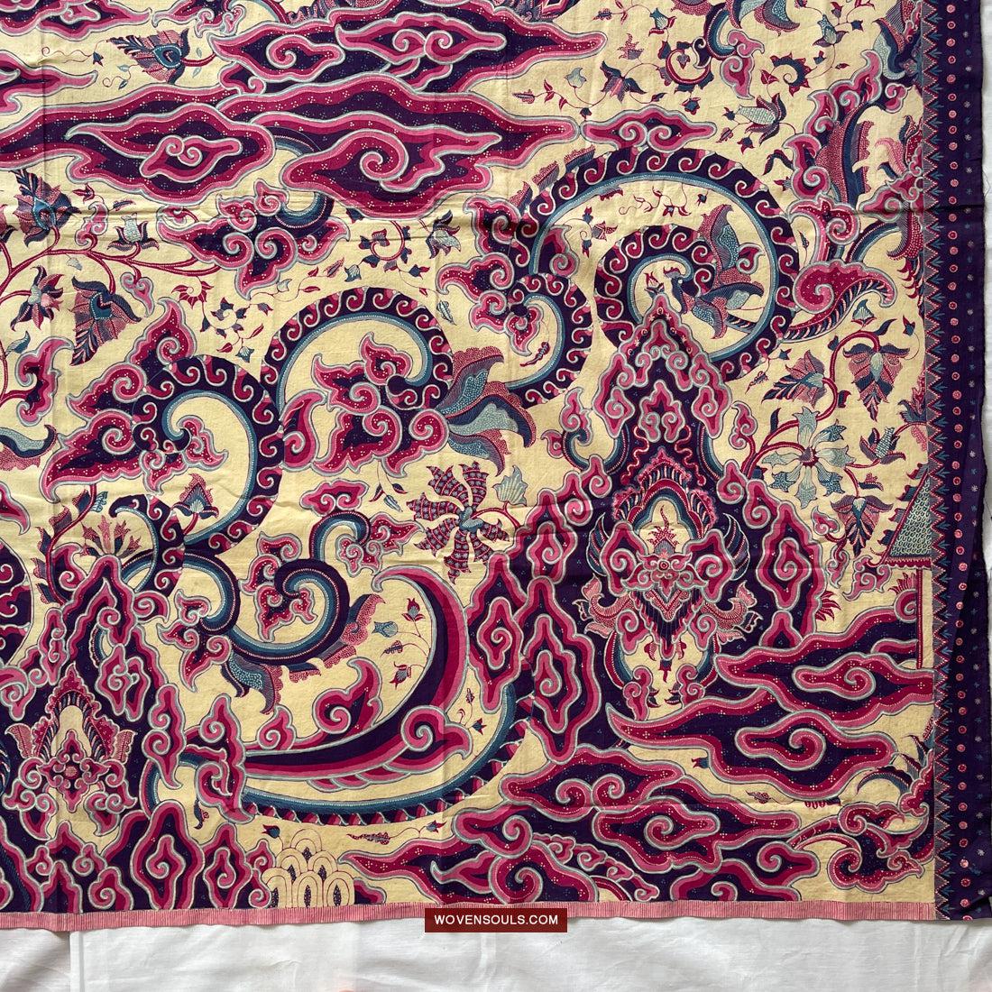 1747 Mahabharata Hindu Scene in Cirebon Javanese Batik Tulis Art-WOVENSOULS Antique Textiles & Art Gallery