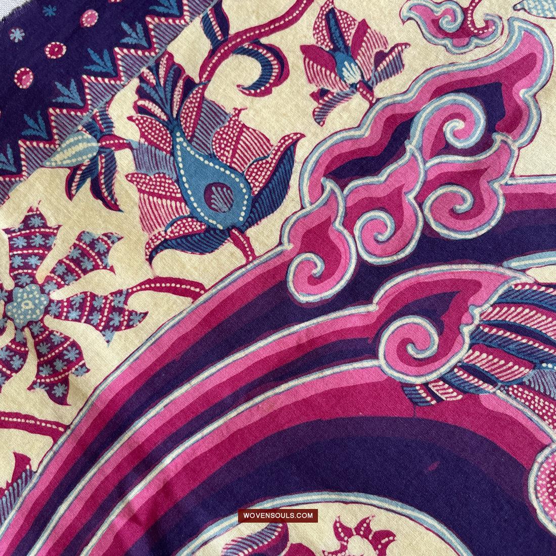 1747 Mahabharata Hindu Scene in Cirebon Javanese Batik Tulis Art-WOVENSOULS Antique Textiles & Art Gallery