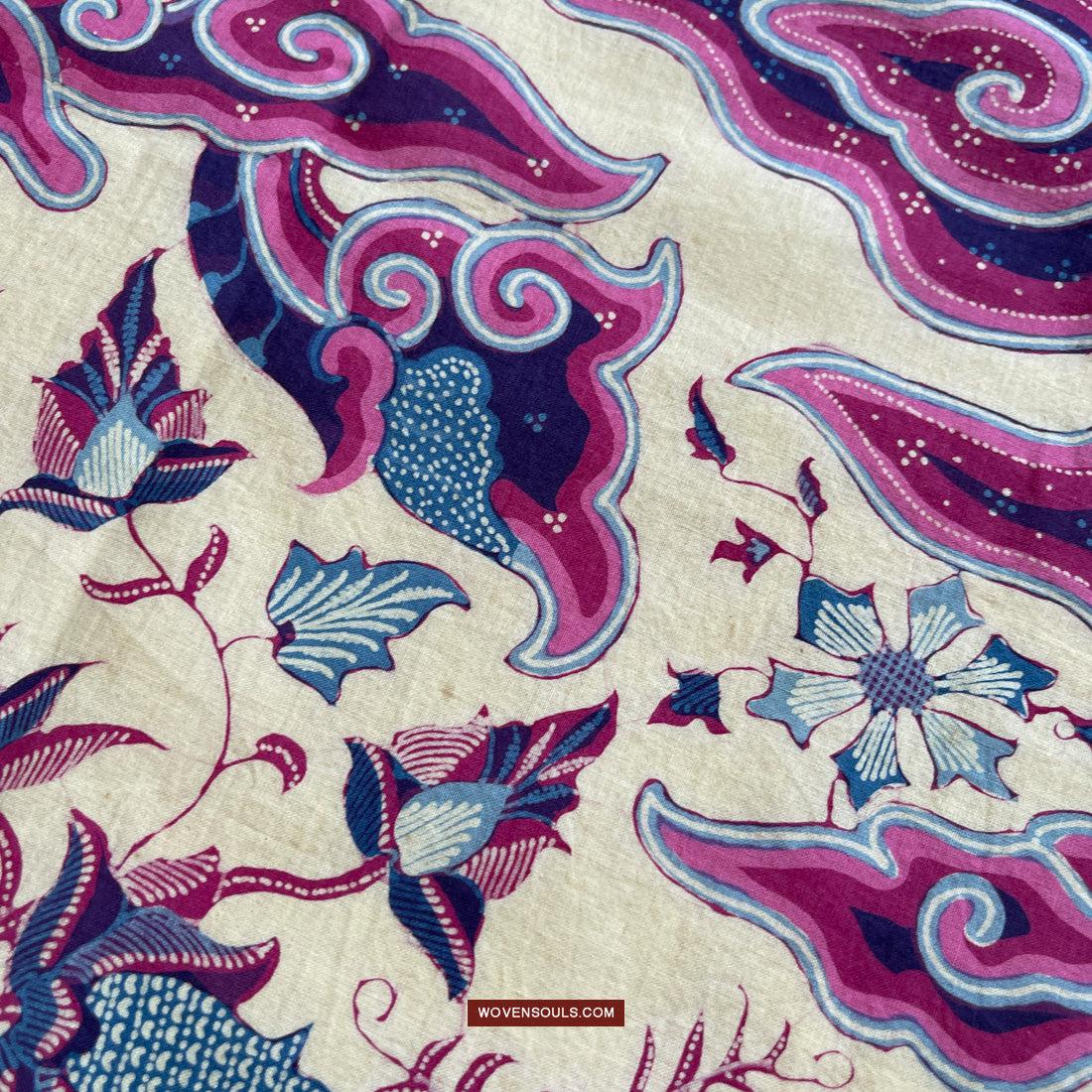 1747 Mahabharata Hindu Scene in Cirebon Javanese Batik Tulis Art-WOVENSOULS Antique Textiles & Art Gallery