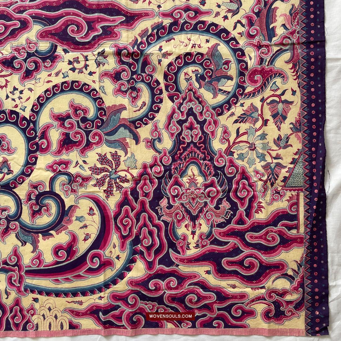 1747 Mahabharata Hindu Scene in Cirebon Javanese Batik Tulis Art-WOVENSOULS Antique Textiles & Art Gallery