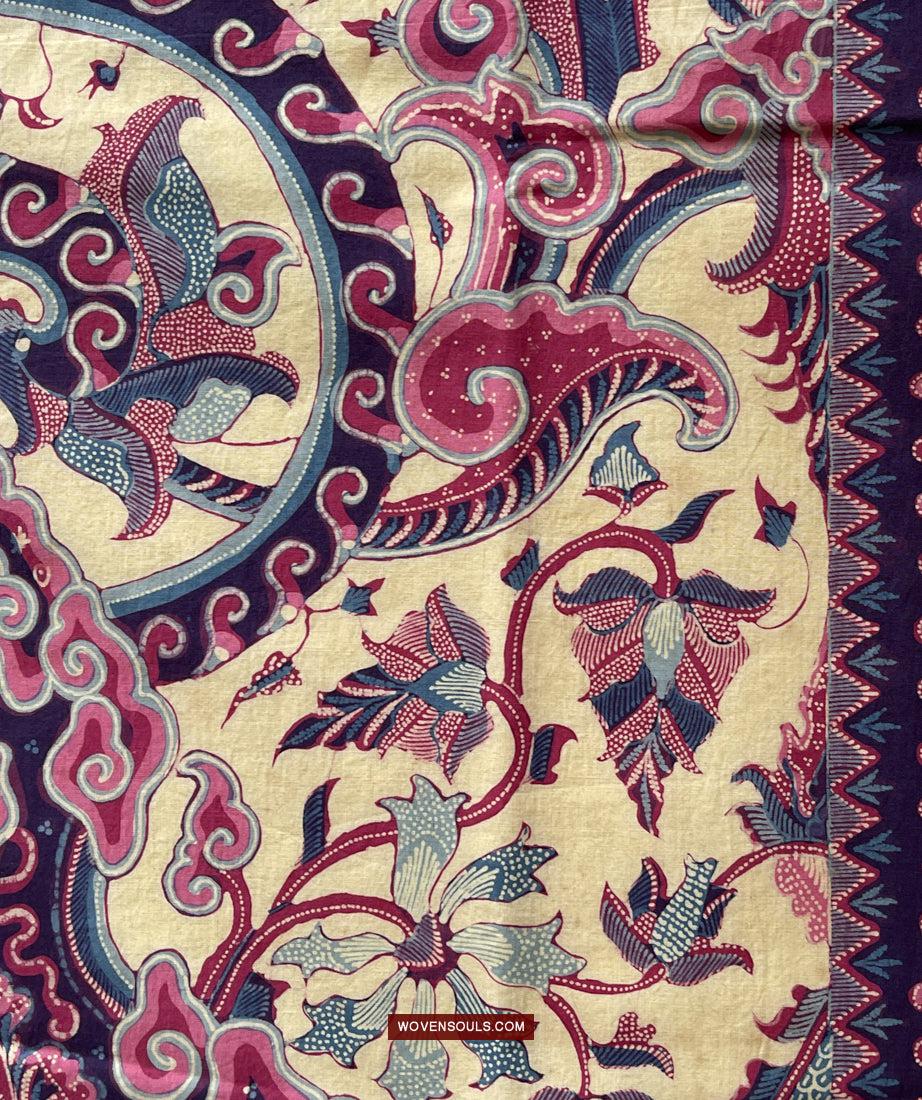 1747 Mahabharata Hindu Scene in Cirebon Javanese Batik Tulis Art-WOVENSOULS Antique Textiles & Art Gallery