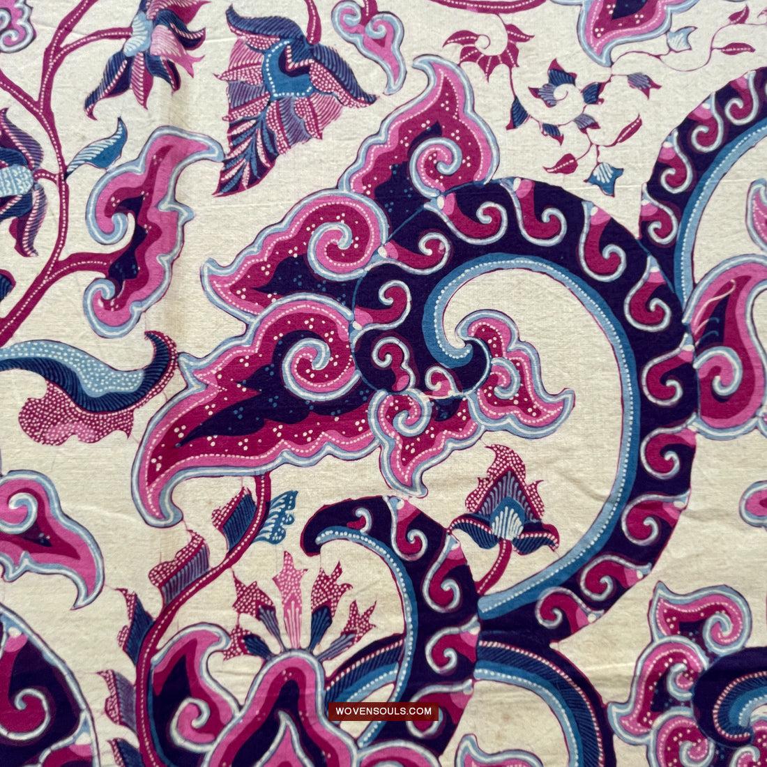 1747 Mahabharata Hindu Scene in Cirebon Javanese Batik Tulis Art-WOVENSOULS Antique Textiles & Art Gallery