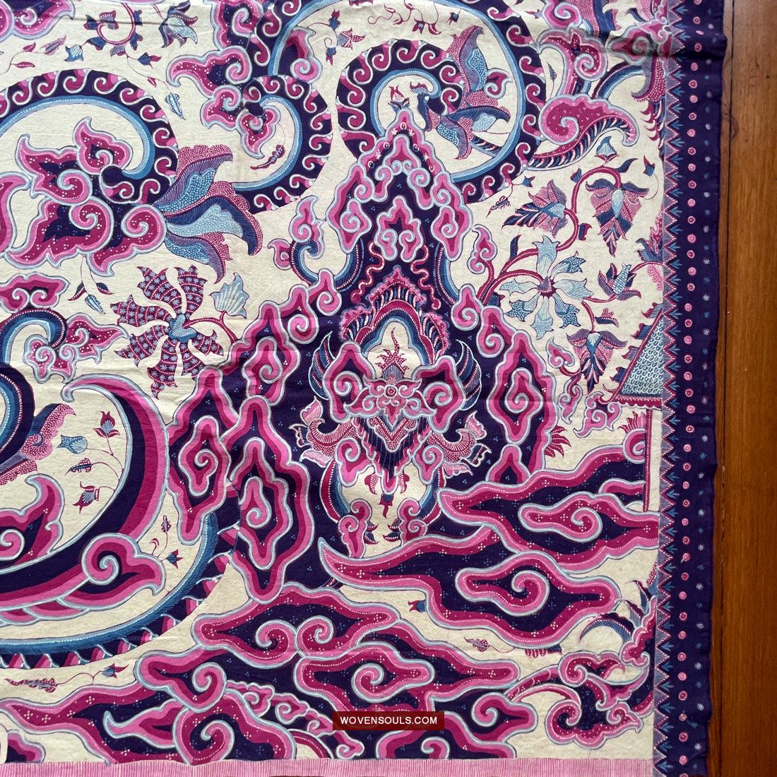 1747 Mahabharata Hindu Scene in Cirebon Javanese Batik Tulis Art-WOVENSOULS Antique Textiles & Art Gallery