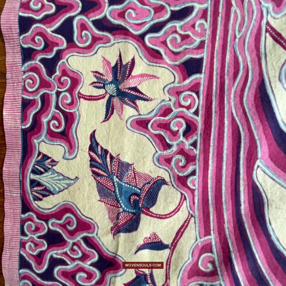 1747 Mahabharata Hindu Scene in Cirebon Javanese Batik Tulis Art-WOVENSOULS Antique Textiles & Art Gallery