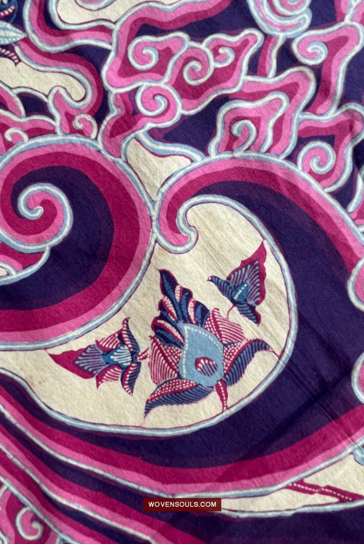 1747 Mahabharata Hindu-Szene in Cirebon Javanese Batik Tulis Art-WOVENSOULS Galerie für antike Textilien und Kunst