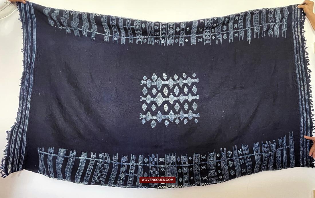 1753 Antique Mahmoudi Bakhnoug Shawl - Textile Art Masterpiece-WOVENSOULS Antique Textiles & Art Gallery