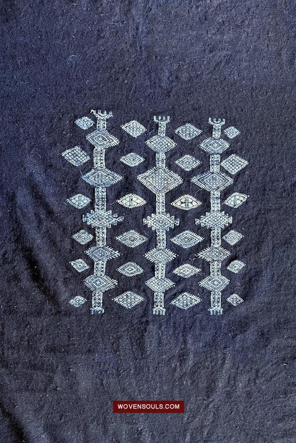 1753 Antique Mahmoudi Bakhnoug Shawl - Textile Art Masterpiece-WOVENSOULS Antique Textiles & Art Gallery