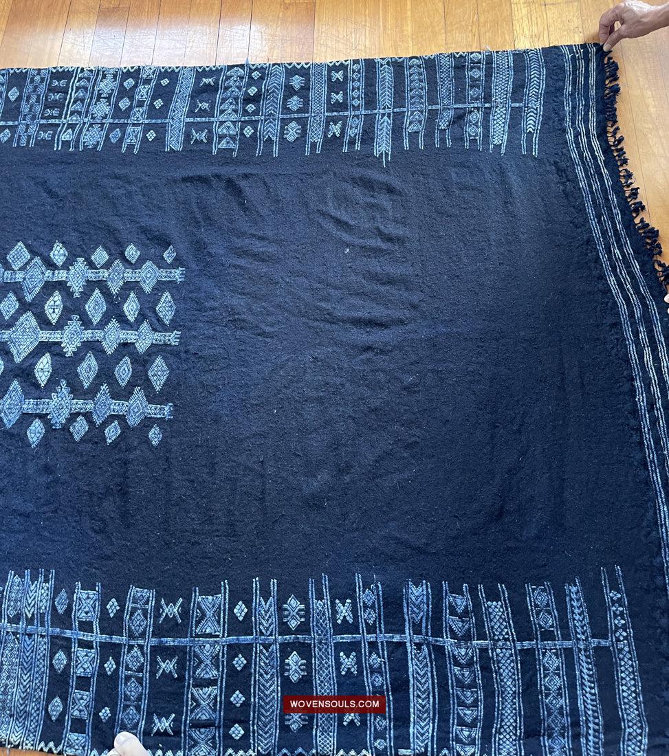 1753 Antique Mahmoudi Bakhnoug Shawl - Textile Art Masterpiece-WOVENSOULS Antique Textiles & Art Gallery