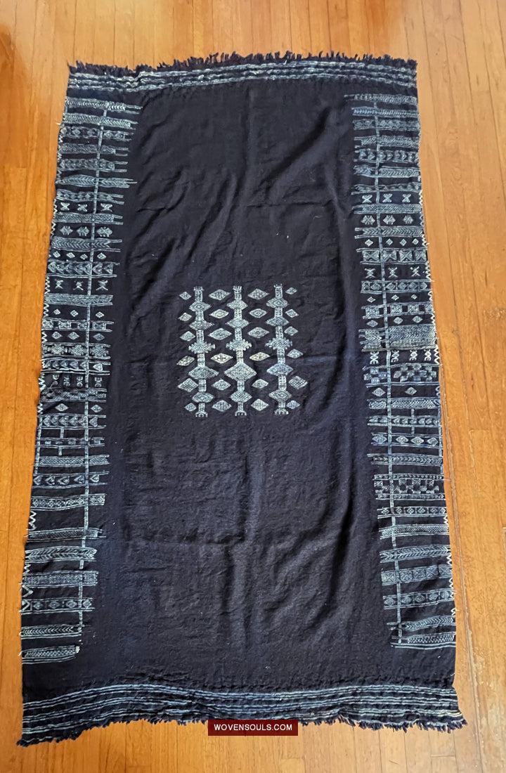 1753 Antique Mahmoudi Bakhnoug Shawl - Textile Art Masterpiece-WOVENSOULS Antique Textiles & Art Gallery