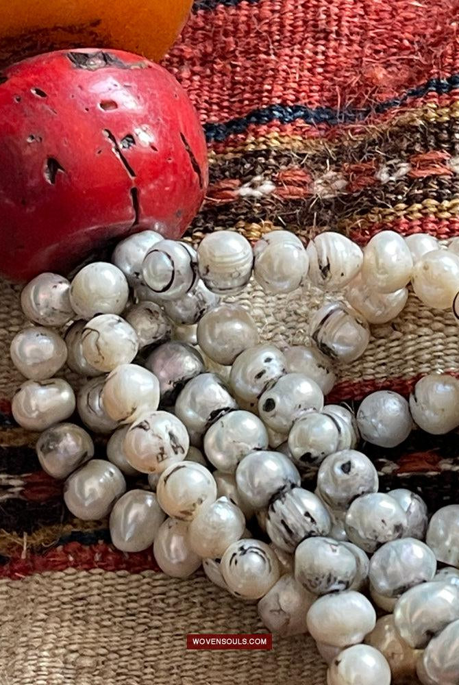 1755 Old Himalayan Tibetan Heirloom Jewelry Necklace-WOVENSOULS Antique Textiles & Art Gallery