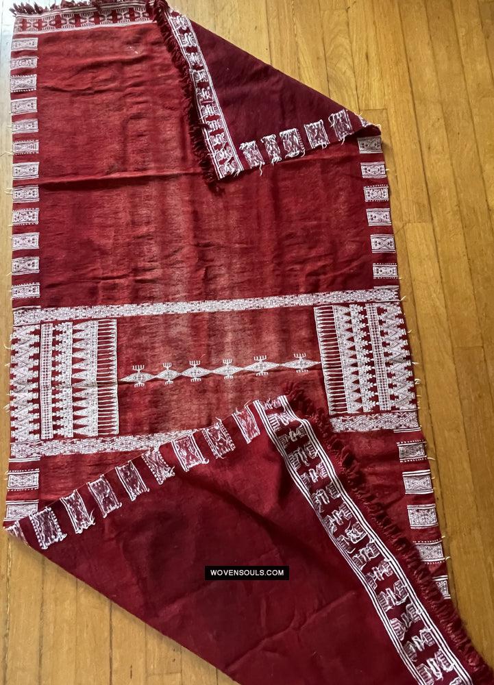 1769 Old Bakhnoug Shawl - Textile Art Masterpiece-WOVENSOULS Antique Textiles & Art Gallery