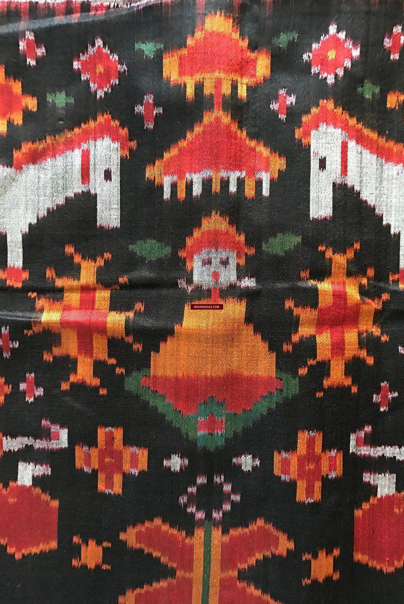 178 Seiden-Pidan-Pedan-buddhistische figurative Textilkunst aus Kambodscha-WOVENSOULS-Antike-Vintage-Textilien-Kunst-Dekor