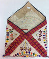 179 Large Envelope Pouch Bag with Embroidery - Gujarat-WOVENSOULS-Antique-Vintage-Textiles-Art-Decor