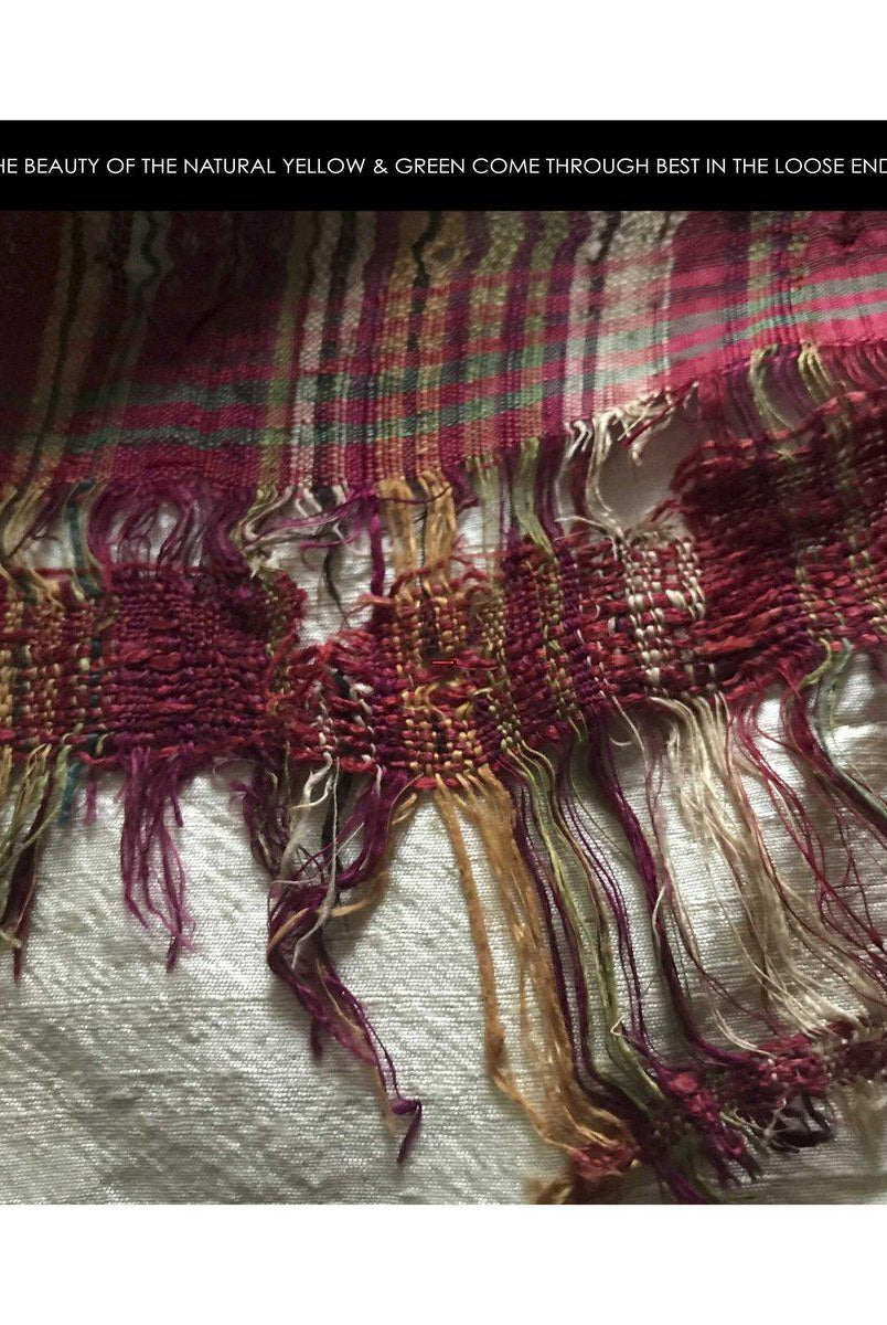 196 VERKAUFT - SELTENES altes Weber-Erbstück Patan Patola Doppel-Ikat-Sari-Fragment mit Zari-WOVENSOULS-Antike-Vintage-Textilien-Kunst-Dekor