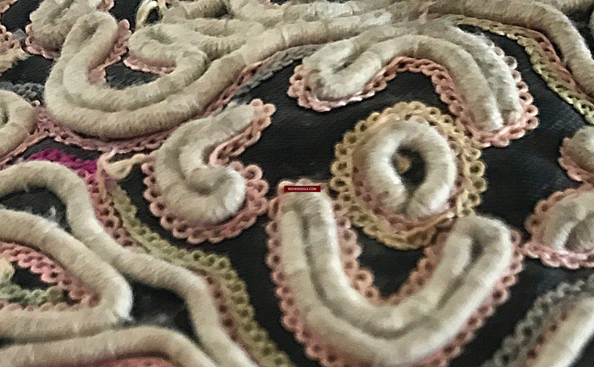 197 SOLD Vintage Guizhou Minority Cap with 8 Immortals-WOVENSOULS-Antique-Vintage-Textiles-Art-Decor