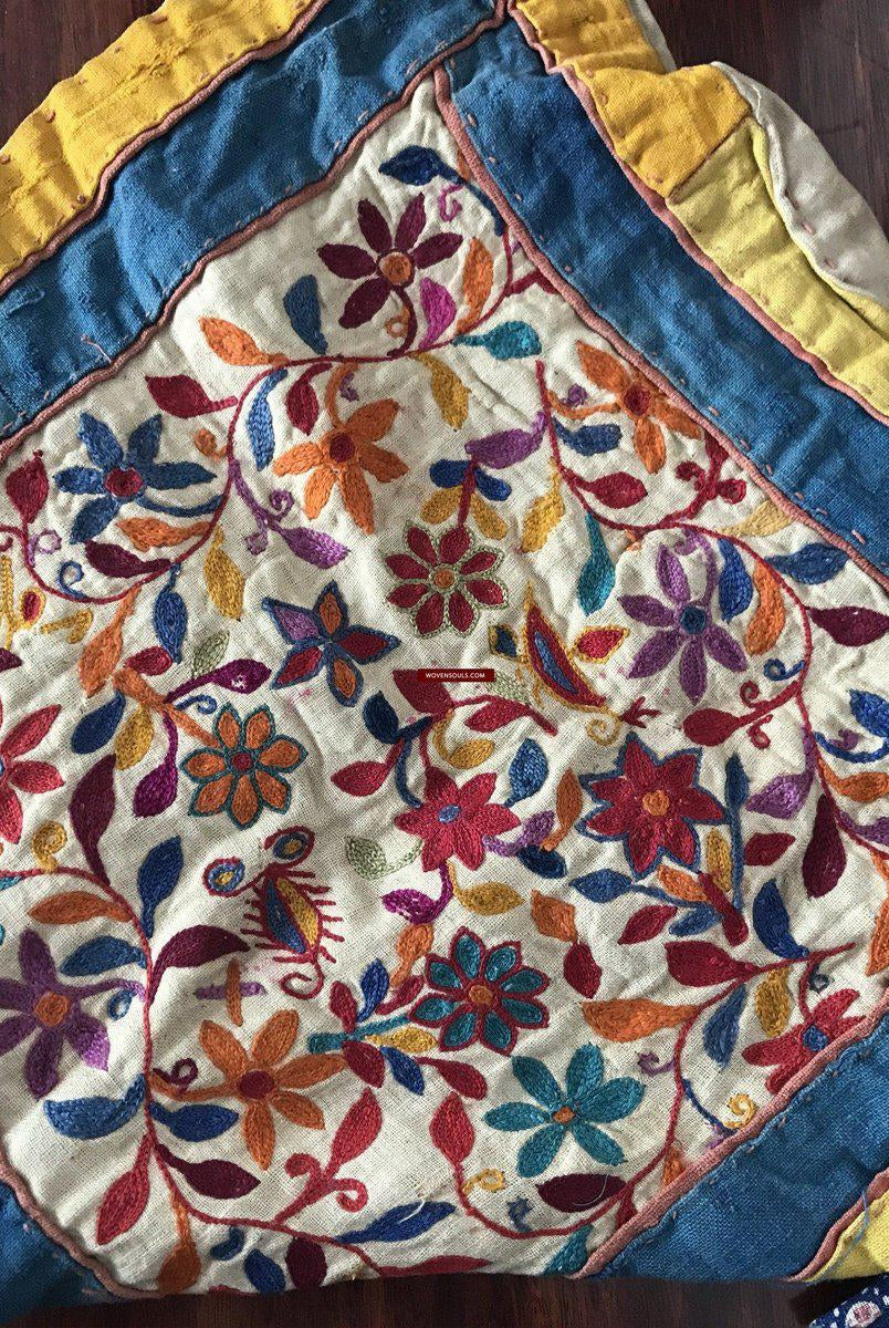 200 SOLD Vintage Embroidered Handmade Bag - Bokcha or Gabchi - Saurasthra Gujarat SOLD-WOVENSOULS-Antique-Vintage-Textiles-Art-Decor