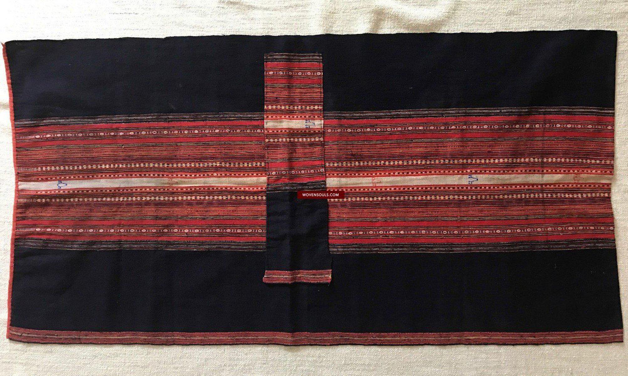203 Vintage Hilltribe Weaving-WOVENSOULS-Antique-Vintage-Textiles-Art-Decor