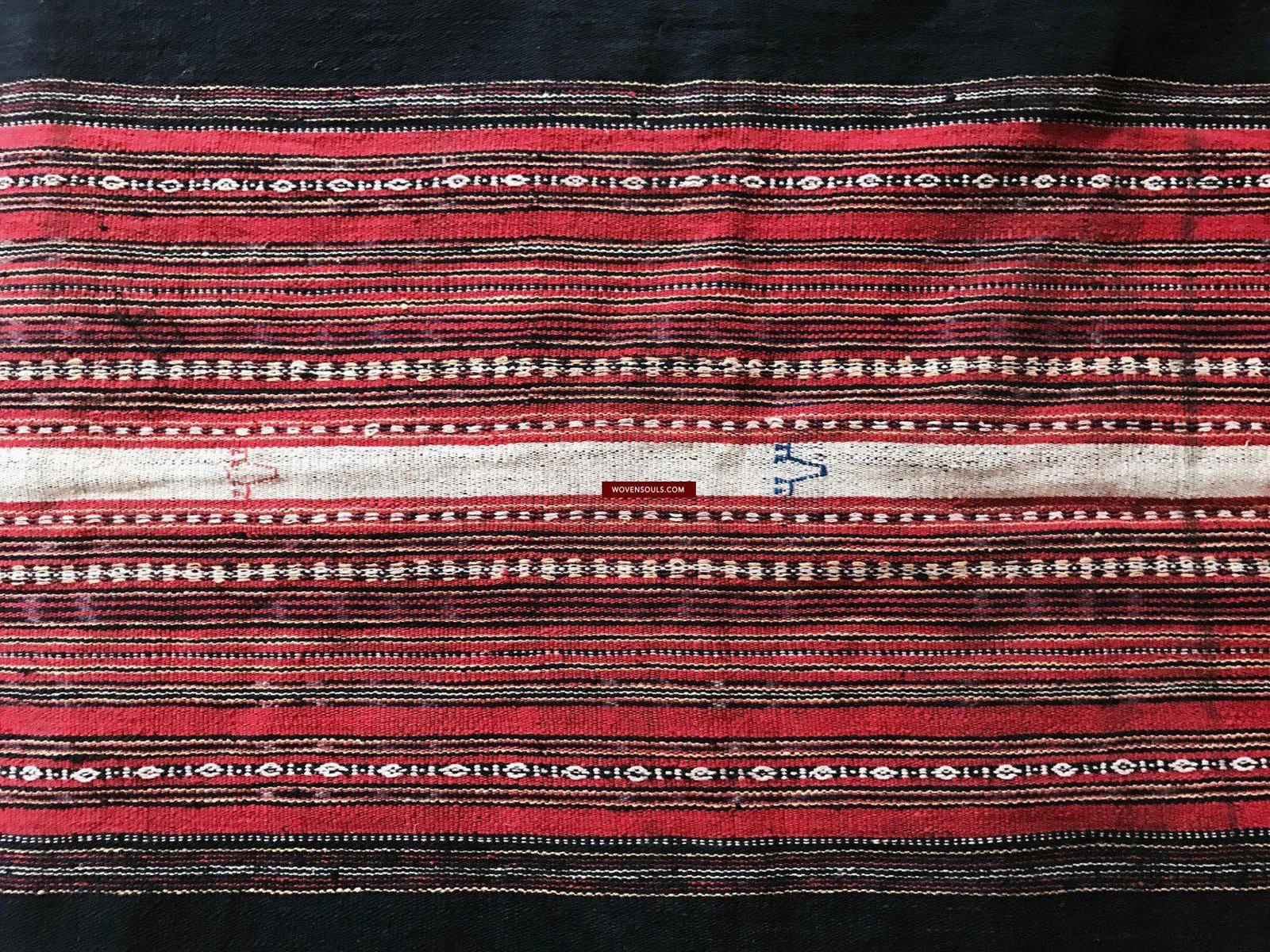 203 Vintage Hilltribe Weaving-WOVENSOULS-Antique-Vintage-Textiles-Art-Decor