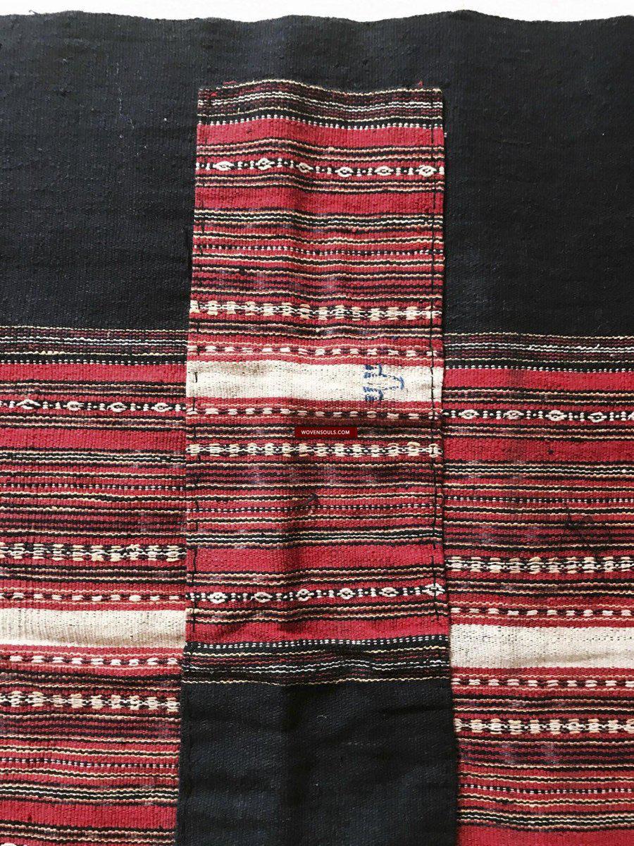 203 Vintage Hilltribe Weaving-WOVENSOULS-Antique-Vintage-Textiles-Art-Decor