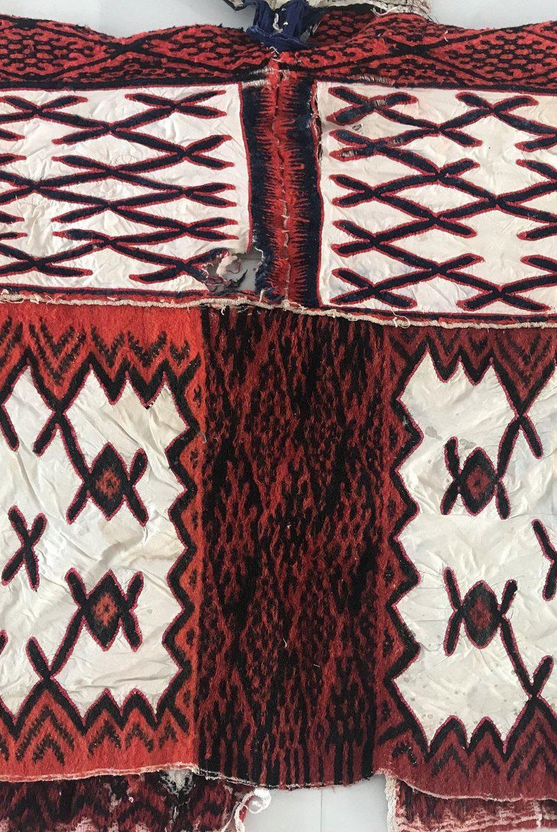 228-B Fragment of Cape of the Miao People Weining, Ethnic Minority China-WOVENSOULS-Antique-Vintage-Textiles-Art-Decor