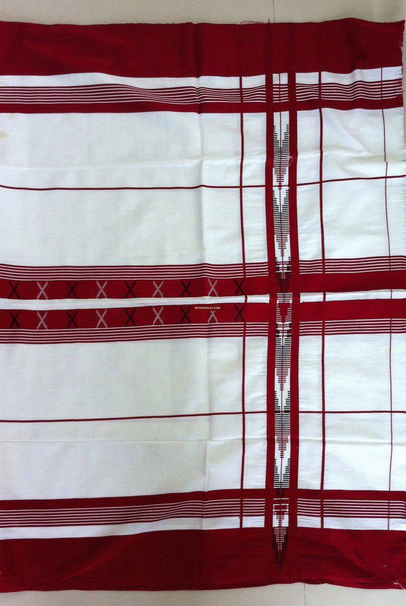 253SOLD Mizo Puan Wrap Around Skirt - Woven Textile-WOVENSOULS-Antique-Vintage-Textiles-Art-Decor