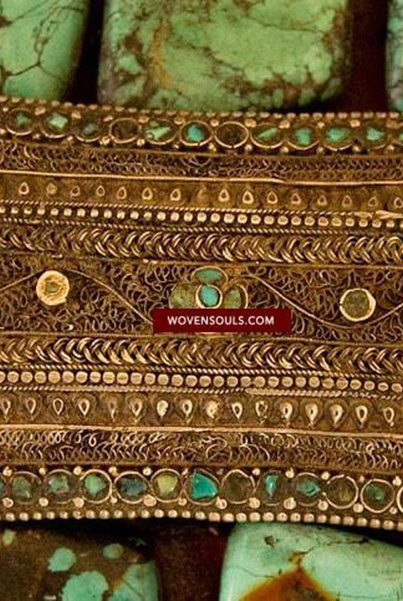 258 SOLD Rare Museum Quality Perak Headdress from Ladakh-WOVENSOULS-Antique-Vintage-Textiles-Art-Decor