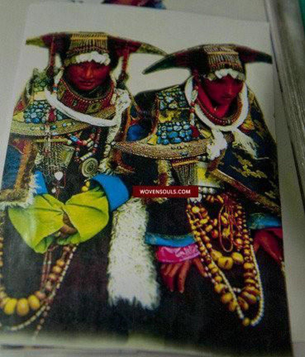 258 SOLD Rare Museum Quality Perak Headdress from Ladakh-WOVENSOULS-Antique-Vintage-Textiles-Art-Decor