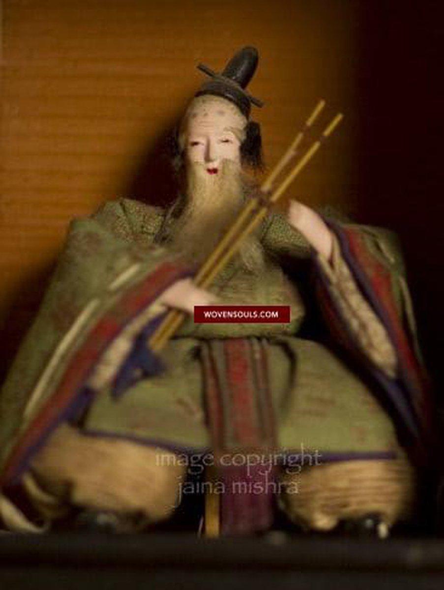 301 poupées japonaises antiques Ningyo Gofun-WOVENSOULS-Antique-Vintage-Textiles-Art-Décor