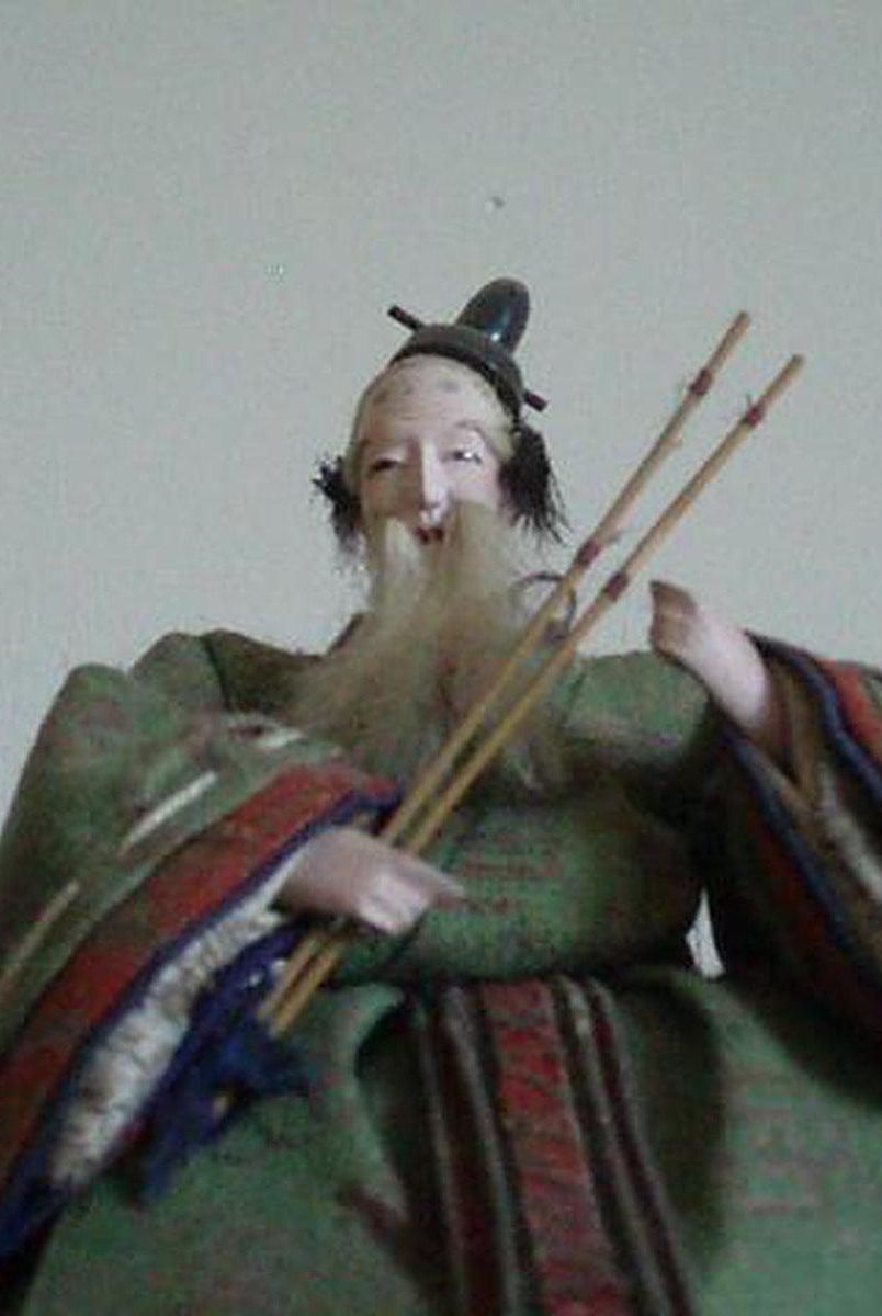 301 poupées japonaises antiques Ningyo Gofun-WOVENSOULS-Antique-Vintage-Textiles-Art-Décor
