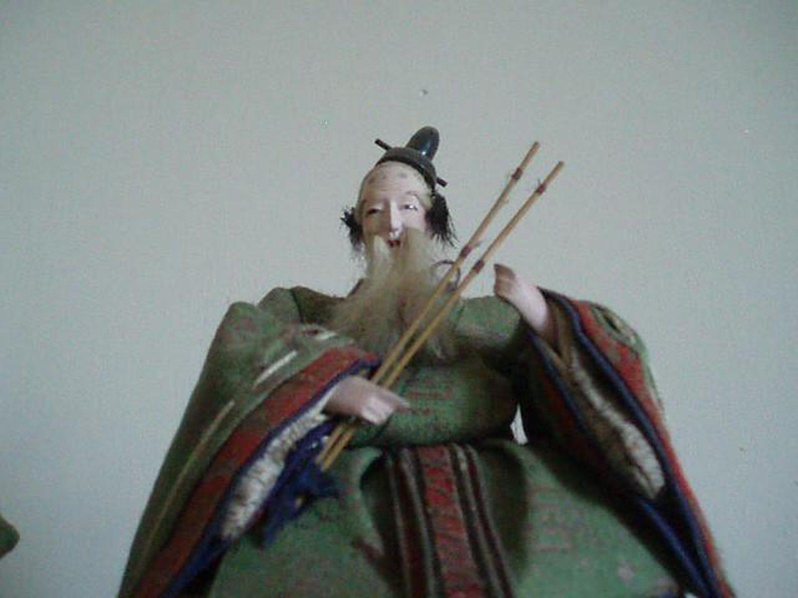 301 poupées japonaises antiques Ningyo Gofun-WOVENSOULS-Antique-Vintage-Textiles-Art-Décor
