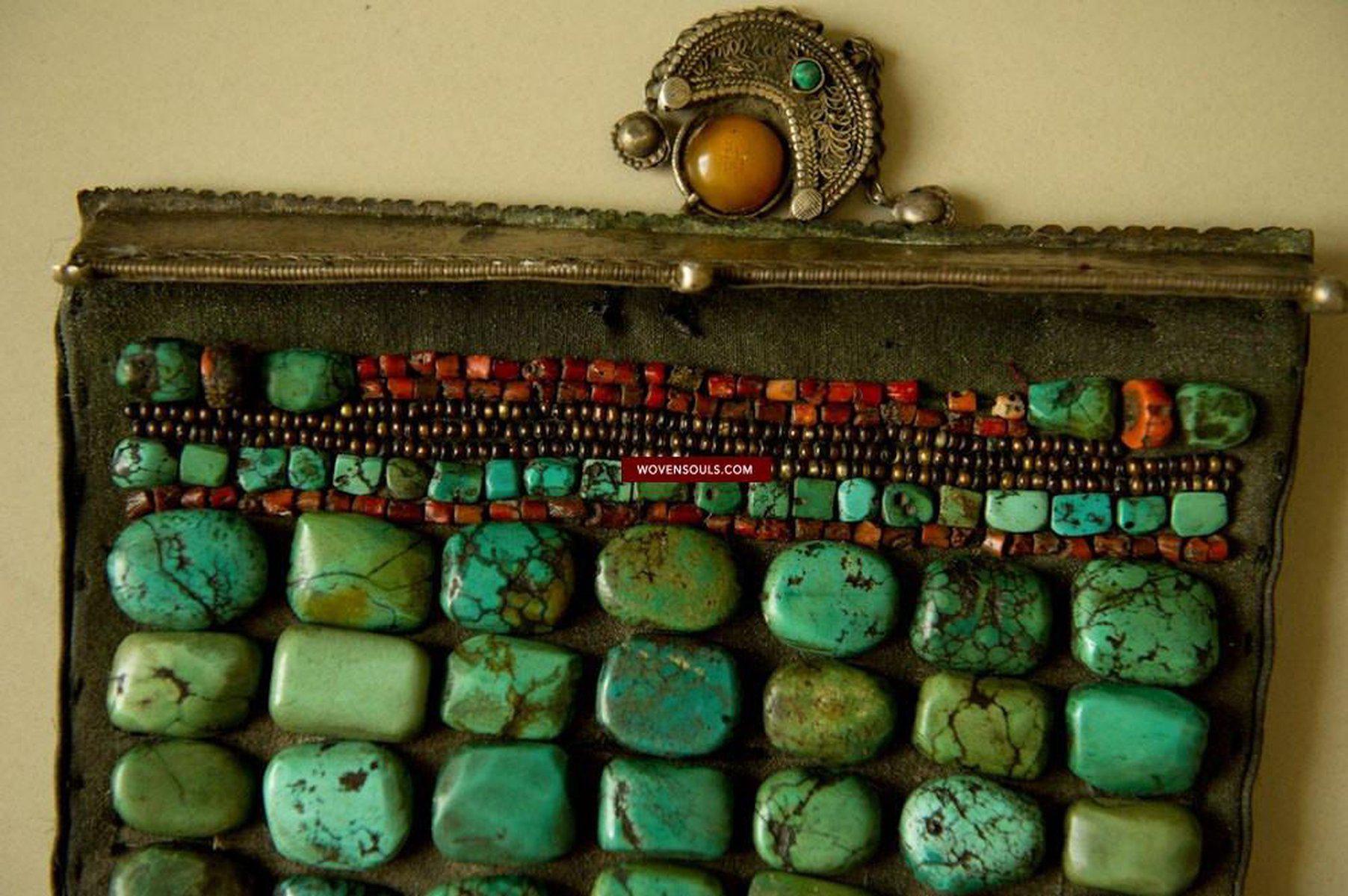 489 Rare Indian Heirloom Perak Ladakh Jewelry-WOVENSOULS-Antique-Vintage-Textiles-Art-Decor