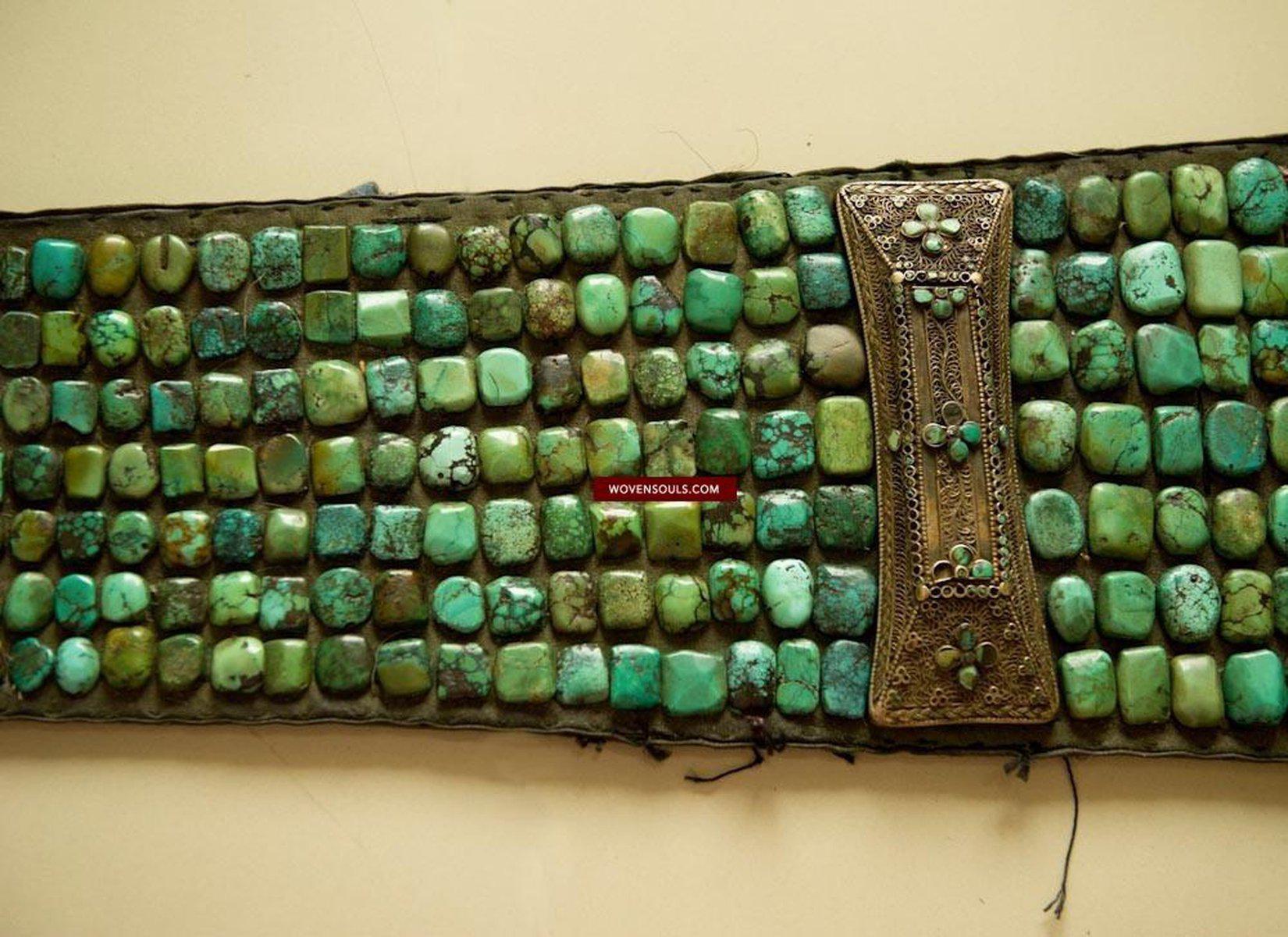 489 Rare Indian Heirloom Perak Ladakh Jewelry-WOVENSOULS-Antique-Vintage-Textiles-Art-Decor