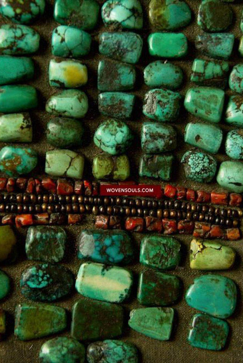489 Rare Indian Heirloom Perak Ladakh Jewelry-WOVENSOULS-Antique-Vintage-Textiles-Art-Decor
