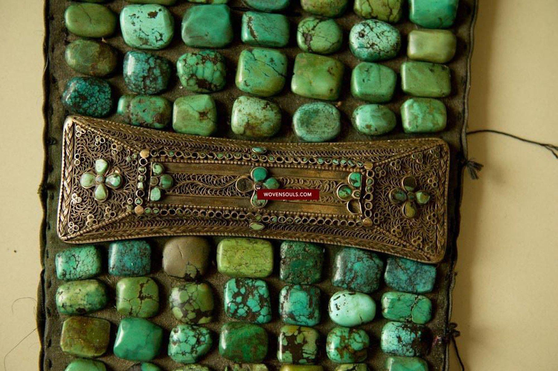 489 Rare Indian Heirloom Perak Ladakh Jewelry-WOVENSOULS-Antique-Vintage-Textiles-Art-Decor