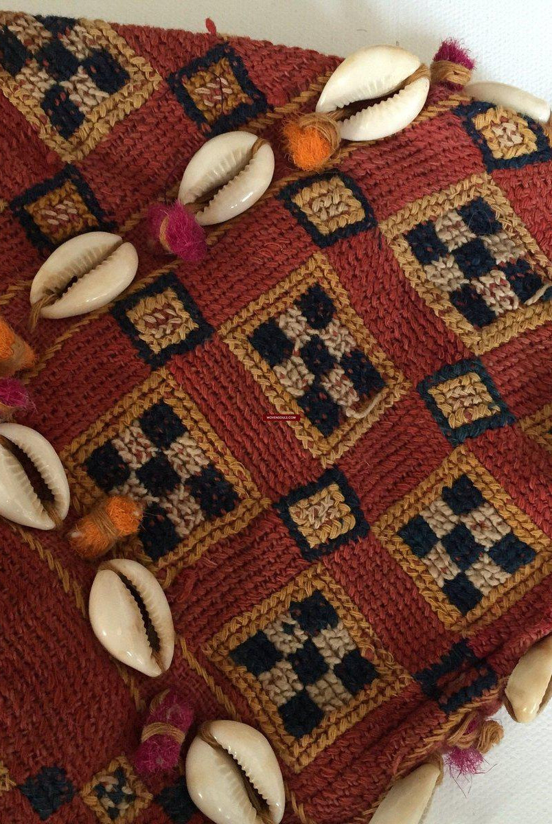5007 E532 Small Vintage Banjara Tribal Textile Purse - Handmade traditional weaving-WOVENSOULS-Antique-Vintage-Textiles-Art-Decor