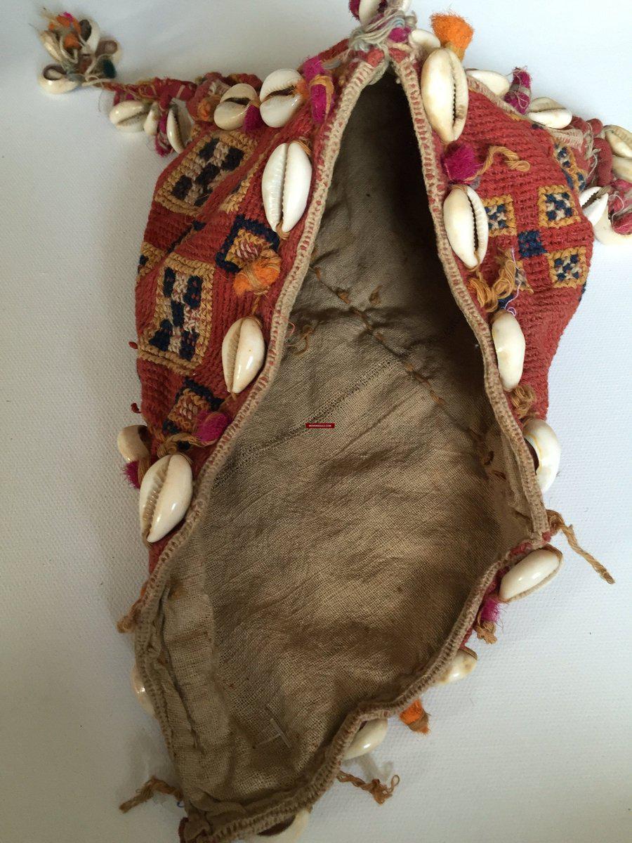 5007 E532 Small Vintage Banjara Tribal Textile Purse - Handmade traditional weaving-WOVENSOULS-Antique-Vintage-Textiles-Art-Decor